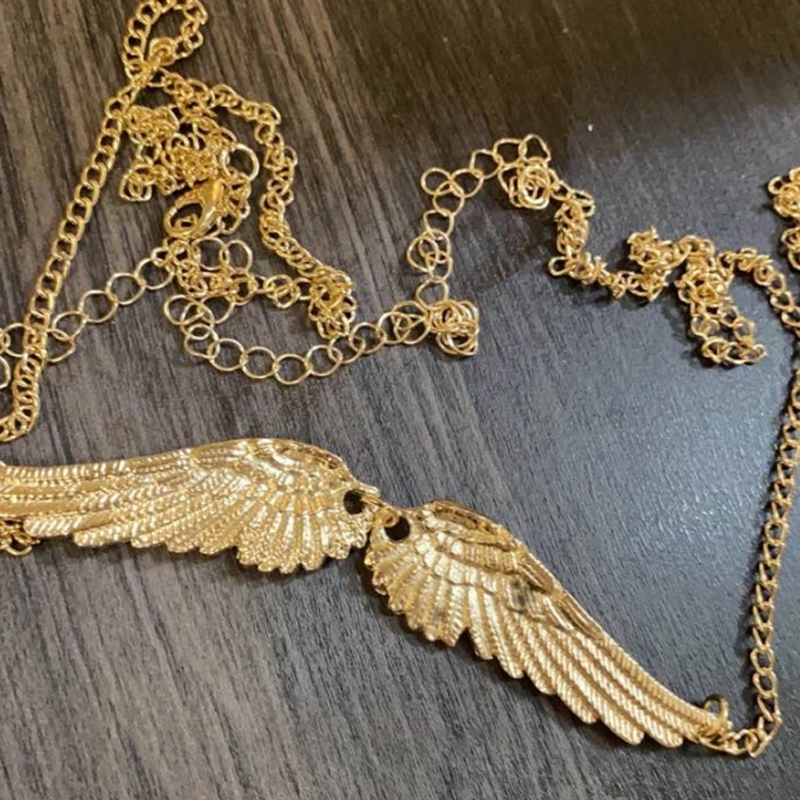 Double Layer Wings Angel Waist - Body Jewelry For Women review and price