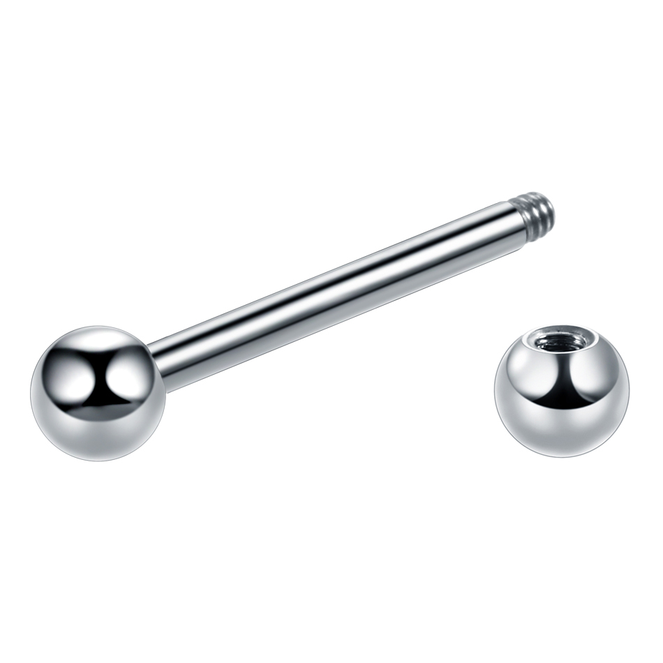 1PC 14G 16G Titanium Industria - Body Jewelry Industrial review and price