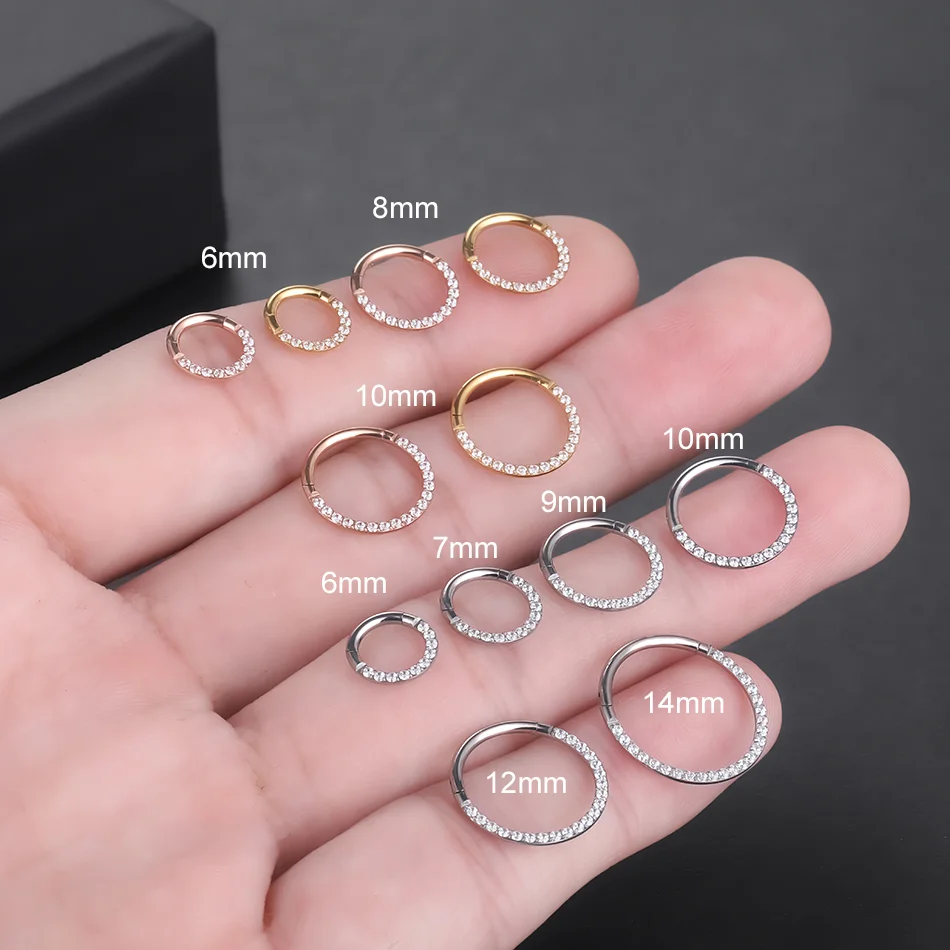 F136 Titanium Nose Piercing Hi - Helix Cartilage Ring review and price